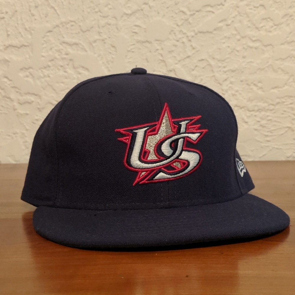 New Era Team USA Baseball Fitted Hat (7 1/2)